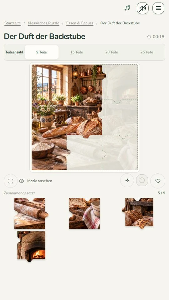 Living Puzzle Collection – The bakery · 9 pieces
