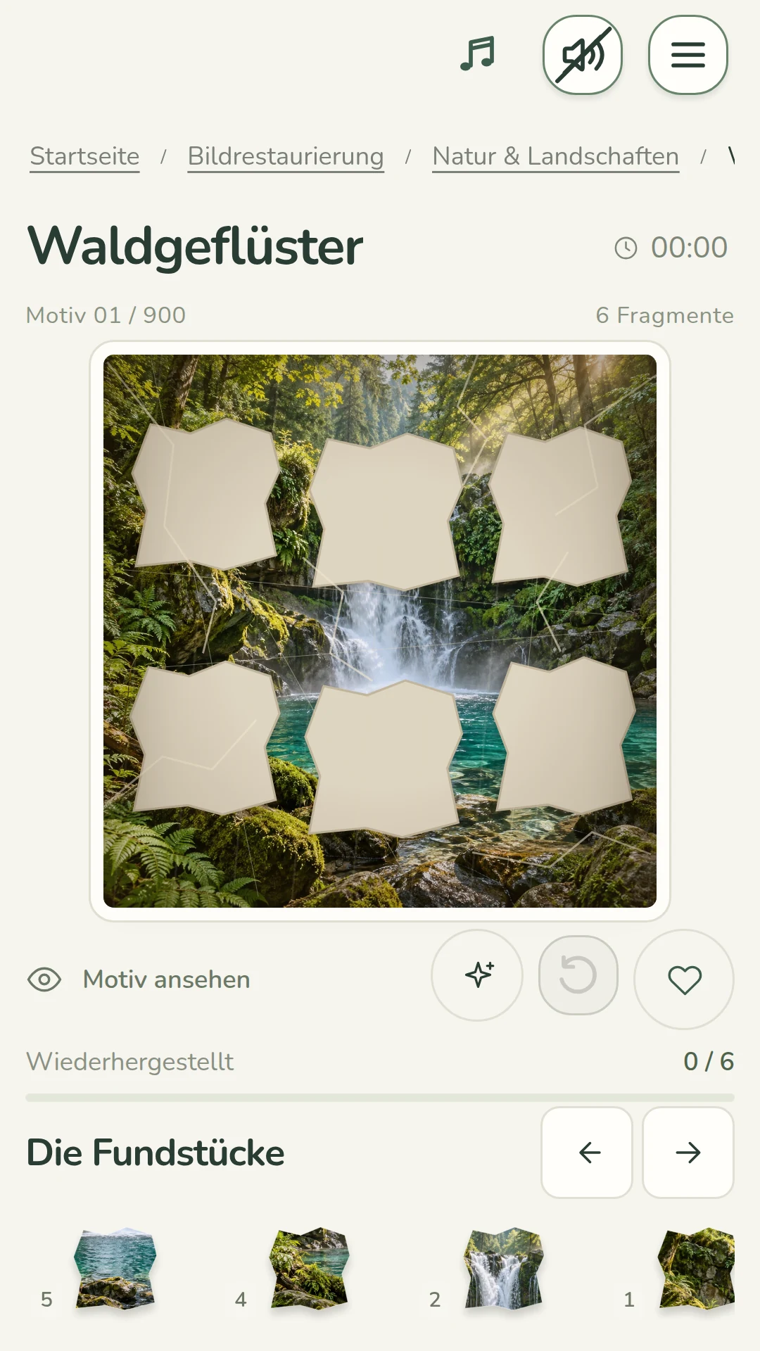 Living Puzzle Collection – Forest whispers · Restoration