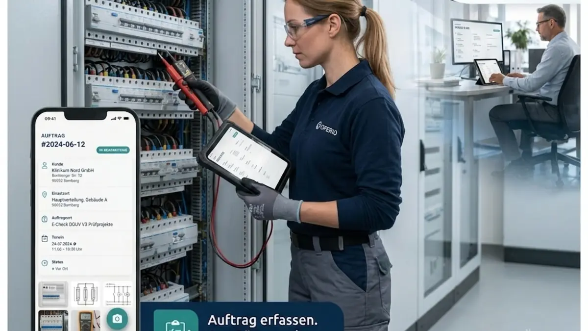 Elektroinstallation in einem Gebäude