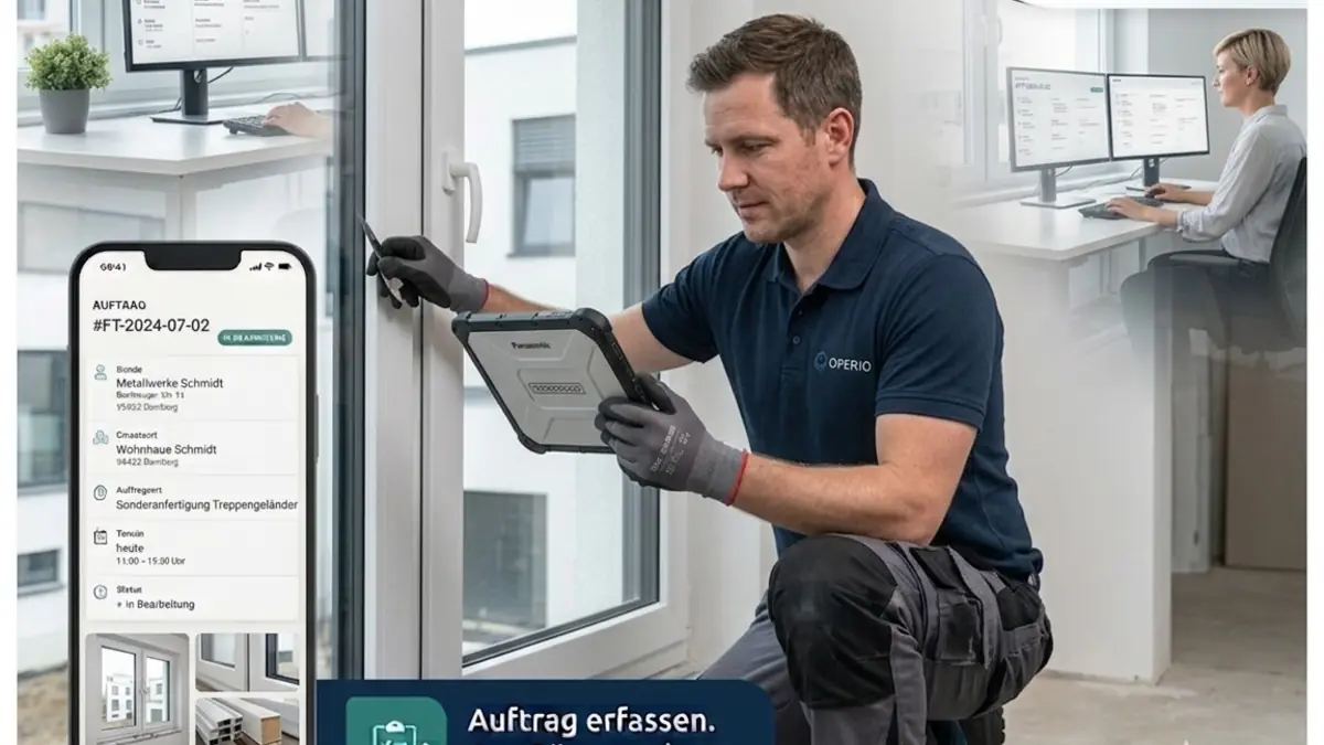 Montage eines Fensters mit Insektenschutz