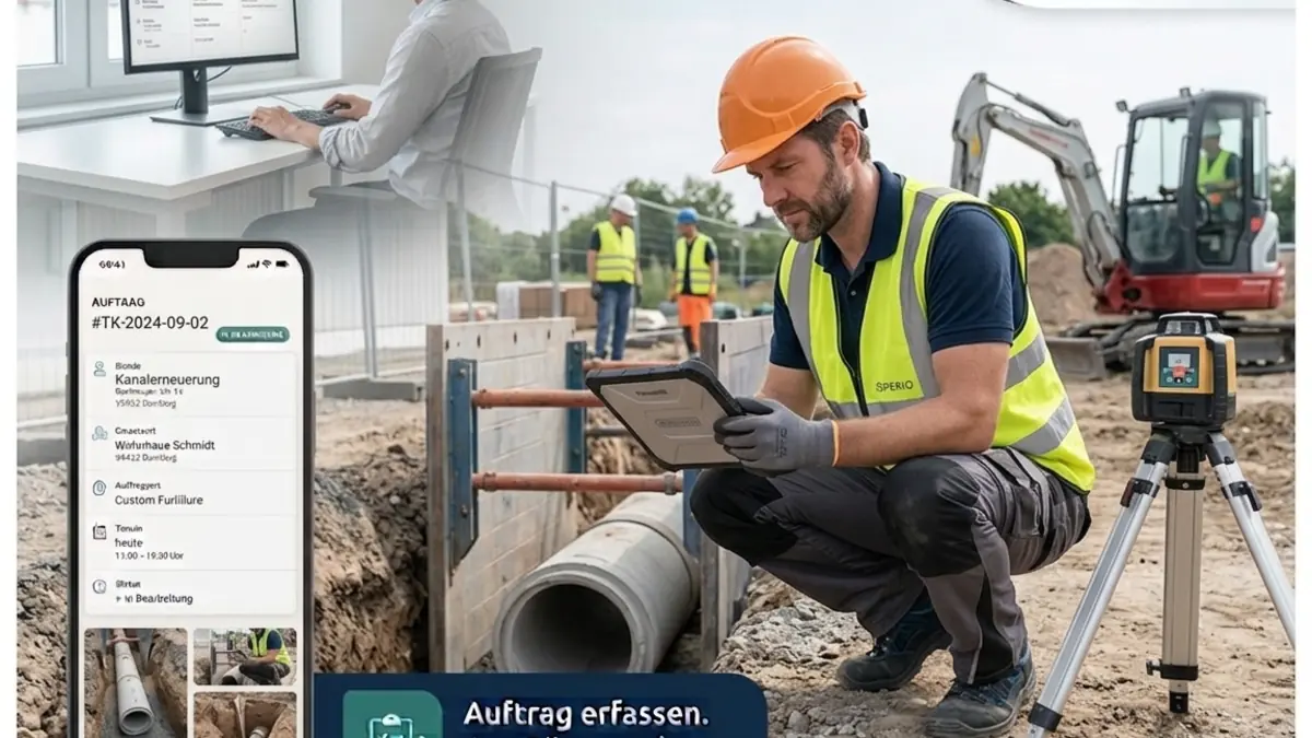 Bauarbeiten im Tief- und Kanalbau